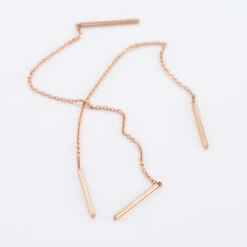 Boucles D'oreilles Pendantes Pink Or Rose 8 Boucles D'oreilles Pendantes Pink Or Rose -Garmin Soldes B3OFRW0017 view2