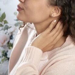 Boucles D'oreilles Puces Fidelia Boule Sablee Or Rose 9 Boucles D'oreilles Puces Fidelia Boule Sablee Or Rose -Garmin Soldes B3OFRW0041 model0