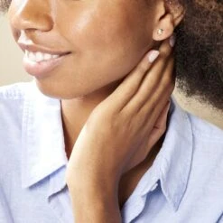 Boucles D'oreilles Puces Almahae Tortue Or Jaune -Garmin Soldes B3OMJW0682 model0