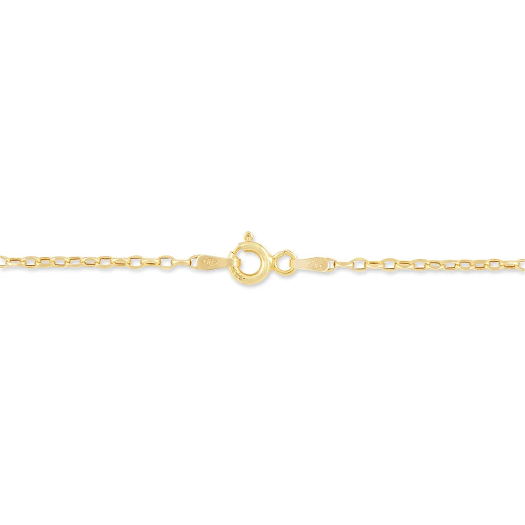 Chaîne De Cheville Maille Jaseron Or Jaune 4 Chaîne De Cheville Maille Jaseron Or Jaune – Image 2
