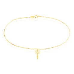 Chaîne De Cheville Attrape Reve Or Jaune