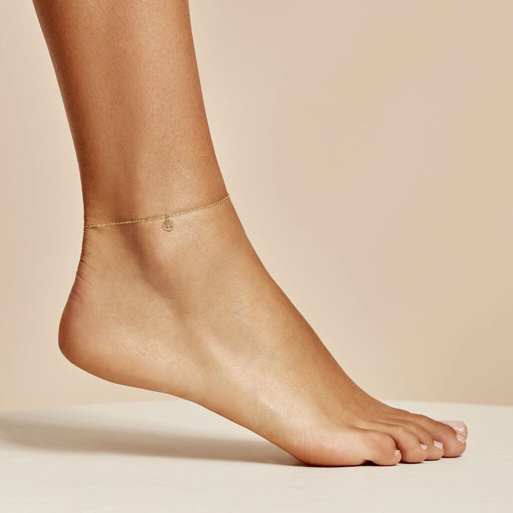 Chaîne De Cheville Arbre De Vie Or Jaune 5 Chaîne De Cheville Arbre De Vie Or Jaune – Image 3