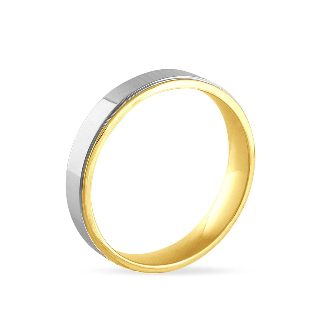 Alliance Beatrice Ruban Plat Or Bicolore 4 Alliance Beatrice Ruban Plat Or Bicolore – Image 2