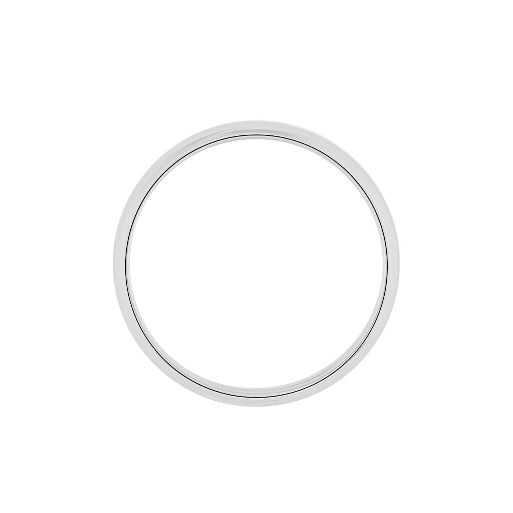 Alliance Aphrodite Demi Jonc Bombé Or Blanc 5 Alliance Aphrodite Demi Jonc Bombé Or Blanc – Image 3