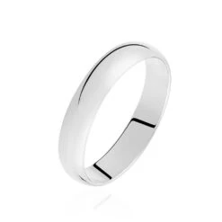 Alliance Aphrodite Demi Jonc Bombé Or Jaune