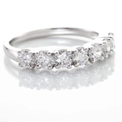 Demi-alliance Eloisa Or Blanc Diamants Synthétique 11 Demi-alliance Eloisa Or Blanc Diamants Synthétique -Garmin Soldes B7DFAJW099 view3