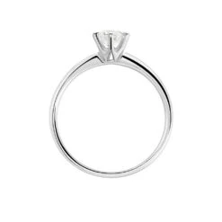 Bague Solitaire Ibtisem Or Blanc Diamant -Garmin Soldes B7DFBDW0HS view2