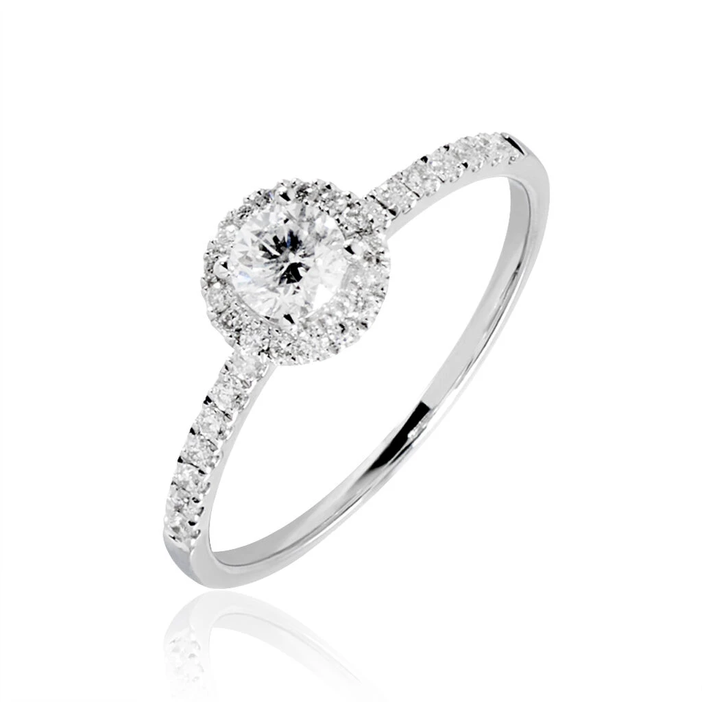 Bague Solitaire Lena Or Blanc Diamant 3 Bague Solitaire Lena Or Blanc Diamant