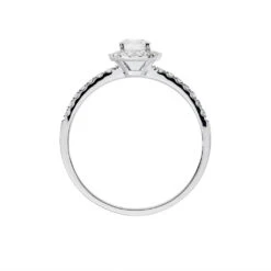 Bague Solitaire Lena Or Blanc Diamant 7 Bague Solitaire Lena Or Blanc Diamant -Garmin Soldes B7DFBDW1BP view2