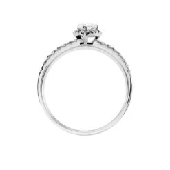 Bague Solitaire Tatiana Or Blanc Diamant -Garmin Soldes B7DFBDW1BU view2