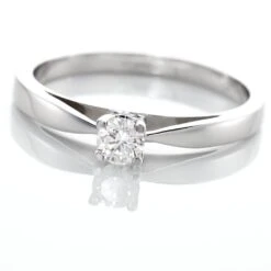 Bague Solitaire Celina Or Blanc Diamant 17 Bague Solitaire Celina Or Blanc Diamant -Garmin Soldes B7DFBDW31HN view3