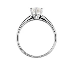 Bague Solitaire Samantha Or Blanc Diamant -Garmin Soldes B7DFBDW33F view2