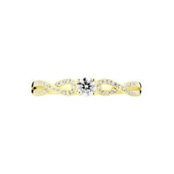Bague Solitaire Livia Or Jaune Diamant -Garmin Soldes B7DFJDW1EM view1