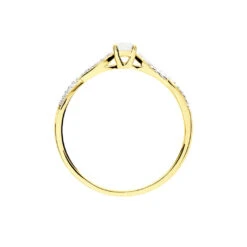 Bague Solitaire Livia Or Jaune Diamant -Garmin Soldes B7DFJDW1EM view2