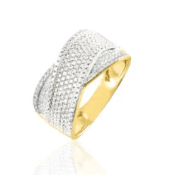 Bague Elyne Or Jaune Diamant