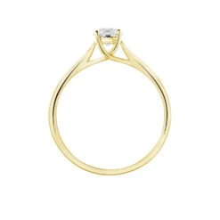 Bague Solitaire Fiona Or Jaune Diamant Synthetique 9 Bague Solitaire Fiona Or Jaune Diamant Synthetique -Garmin Soldes B7DFJJW061 view2