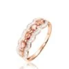 Bague Margaux Or Rose Morganite Et Diamant -Garmin Soldes B7DFRAS029 master