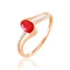 Bague Anja Or Rose Rubis Et Diamant 1 Bague Anja Or Rose Rubis Et Diamant -Garmin Soldes B7DFRRR409 master