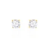 Boucles D'oreilles Puces 4 Griffes Or Jaune Diamant Synthetique -Garmin Soldes B7OFJJW002 master