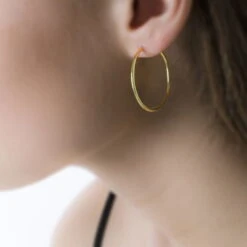 Créoles Valencina Or Jaune -Garmin Soldes B7OFJW00QO model0