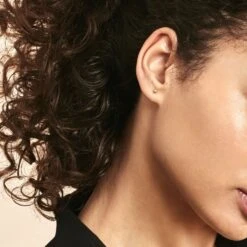 Boucles D'oreilles Puces Or Jaune Fidelia -Garmin Soldes B7OMJW0220 model0