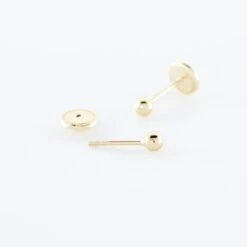 Boucles D'oreilles Puces Or Jaune Fidelia -Garmin Soldes B7OMJW0220 view2