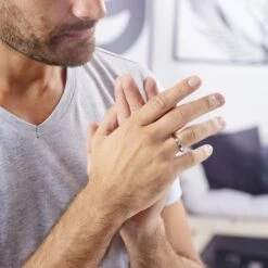 Alliance Hild Ruban Biseaute Palladium Blanc -Garmin Soldes BEAHBW0180 model0