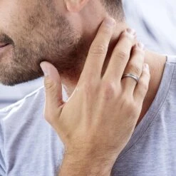 Alliance Hades Mat Et Brillant Ruban Plat Palladium Blanc -Garmin Soldes BEAHBW0499 model0