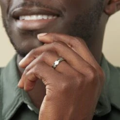 Alliance Hades Mat Et Brillant Ruban Plat Palladium Blanc -Garmin Soldes BEAHBW0499 model1