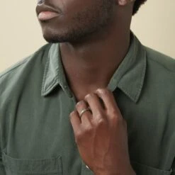 Alliance Hades Mat Et Brillant Ruban Plat Palladium Blanc -Garmin Soldes BEAHBW0499 model2