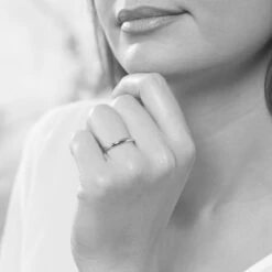 Alliance Celestin Demi Jonc Bombé Palladium Blanc -Garmin Soldes BMAFBW0423 model0