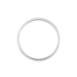 Alliance Celestin Demi Jonc Bombé Palladium Blanc -Garmin Soldes BMAFBW0423 view2