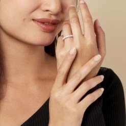 Demi Alliance Eloise Platine Blanc Diamant -Garmin Soldes BPAFBDW0SV model0