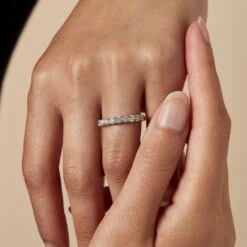 Demi Alliance Eloise Platine Blanc Diamant -Garmin Soldes BPAFBDW0SV model1