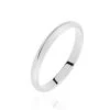 Alliance Aphrodite Demi Jonc Bombe Platine Blanc