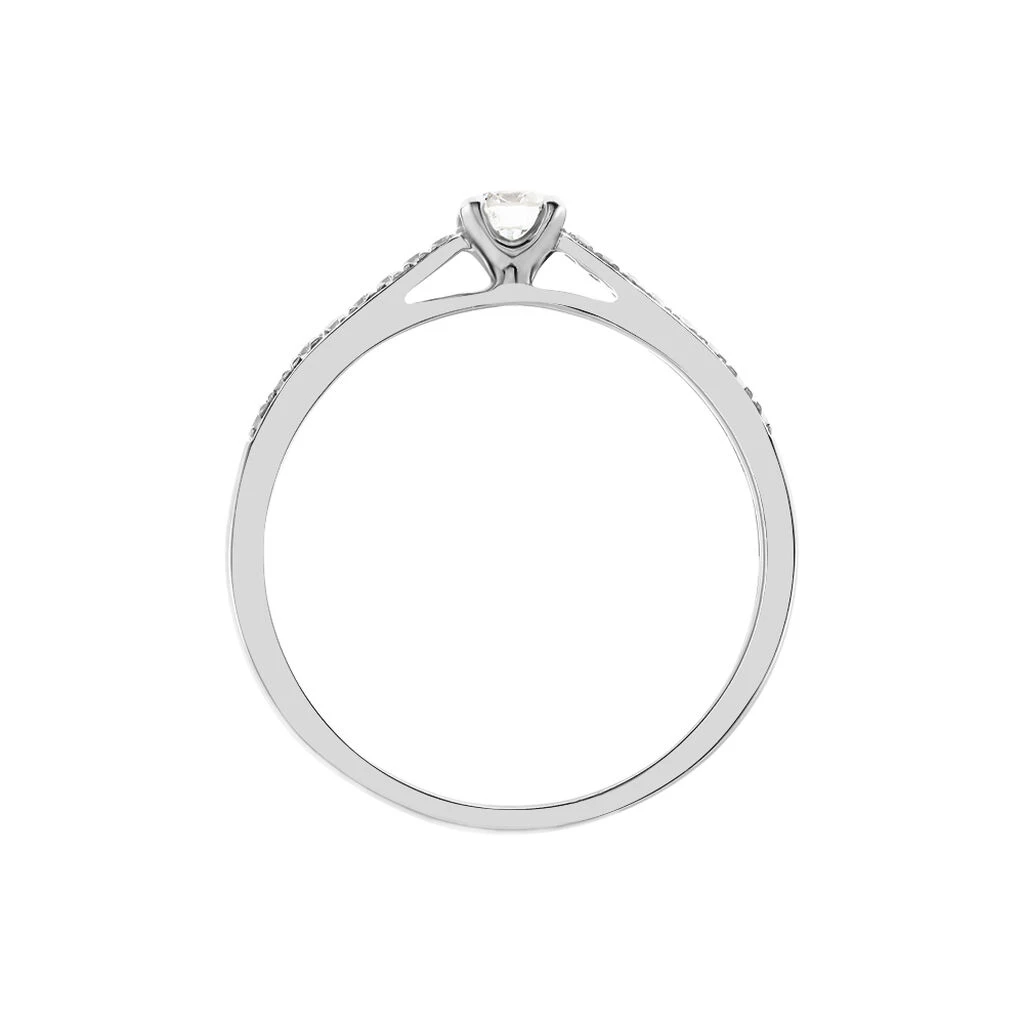 Bague Solitaire Laetitia Platine Blanc Diamant 5 Bague Solitaire Laetitia Platine Blanc Diamant – Image 3