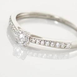 Bague Solitaire Laetitia Platine Blanc Diamant 11 Bague Solitaire Laetitia Platine Blanc Diamant -Garmin Soldes BPDFBDW3W0 view3