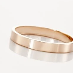 Alliances Argent Rose Inayah Ruban 3mm -Garmin Soldes FAAHRW0042 view3