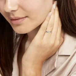 Alliance Soriya Demi Jonc Classique Argent Blanc -Garmin Soldes FAAMBW0151 model0