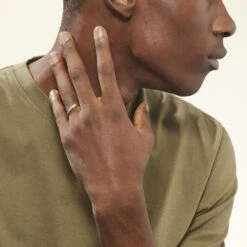 Alliance Soriya Demi Jonc Classique Argent Blanc -Garmin Soldes FAAMBW0151 model1