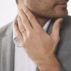 Alliance Abygail Ruban Plat Argent Blanc -Garmin Soldes FAAMBW0174 model0