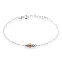 Bracelet Argent Bicolore Wilmart