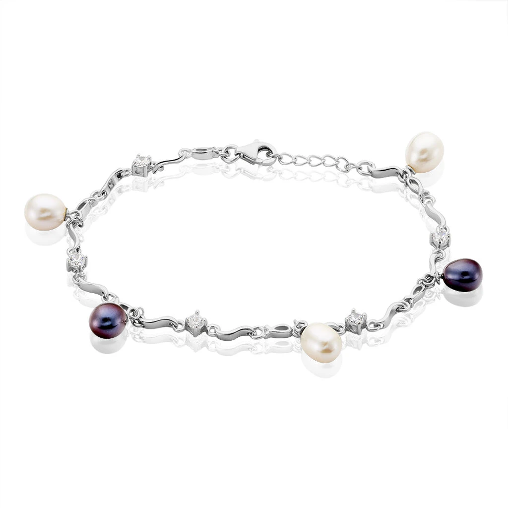 Bracelet Salomee Argent Blanc Perle De Culture 3 Bracelet Salomee Argent Blanc Perle De Culture