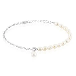 Bracelet Rosolino Argent Perle De Culture