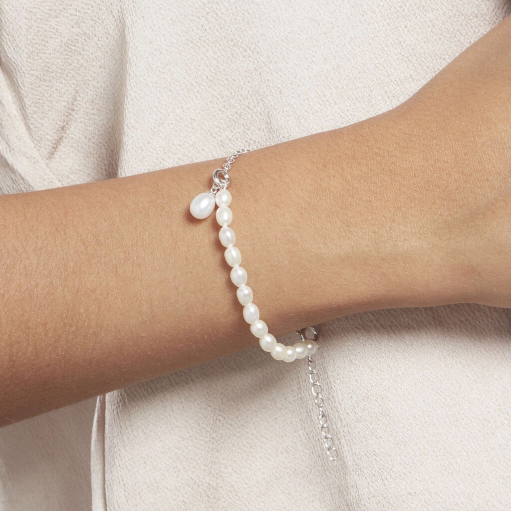 Bracelet Rosolino Argent Perle De Culture 6 Bracelet Rosolino Argent Perle De Culture – Image 4