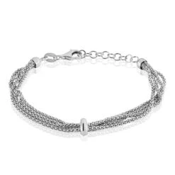 Bracelet Cefora Argent Blanc
