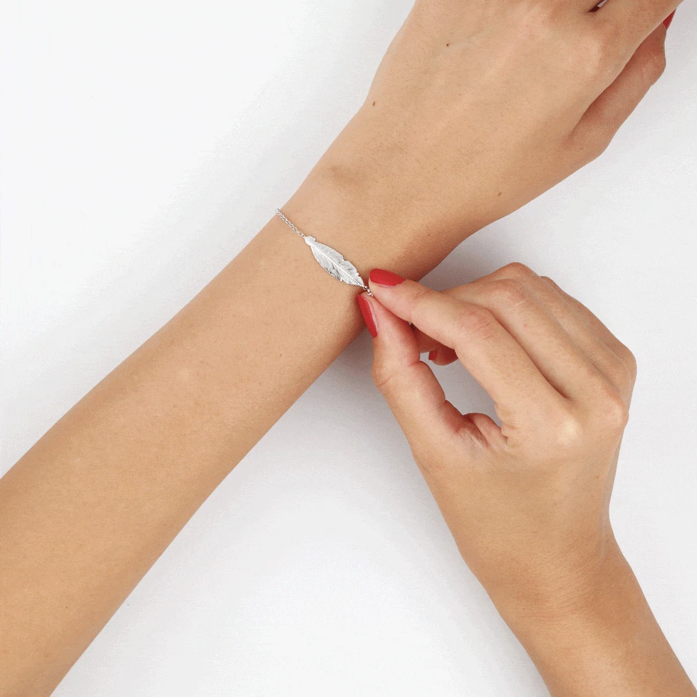 Bracelet Euriell Argent Blanc 5 Bracelet Euriell Argent Blanc – Image 3