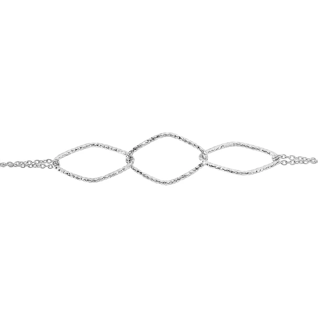 Bracelet Belinda Argent Blanc 4 Bracelet Belinda Argent Blanc – Image 2