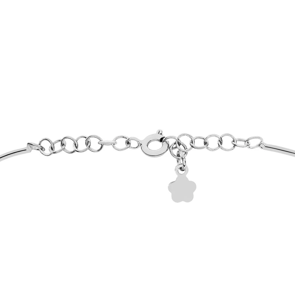 Bracelet Jonc Bilao Argent Blanc 5 Bracelet Jonc Bilao Argent Blanc – Image 3