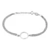 Bracelet Kaelly Argent Blanc